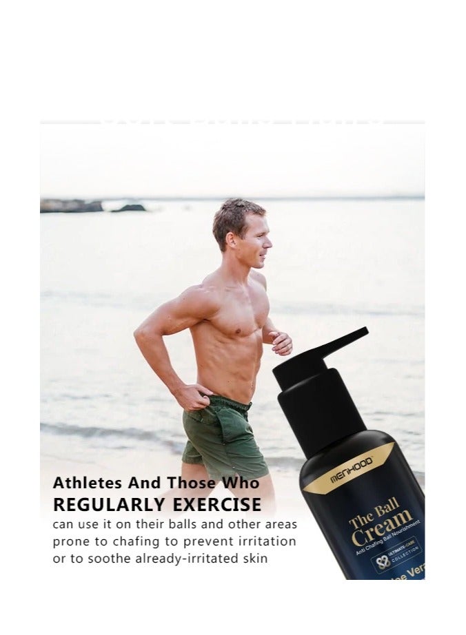 MENHOOD Ball Cream | Anti-Chafing Balls Moisturizer for Men | Sweat Defense & Odor Control | Prevents From Irritation & Itching | Intimate Care Aloe Soothing Cream | Dermatologically Tested - Image 5